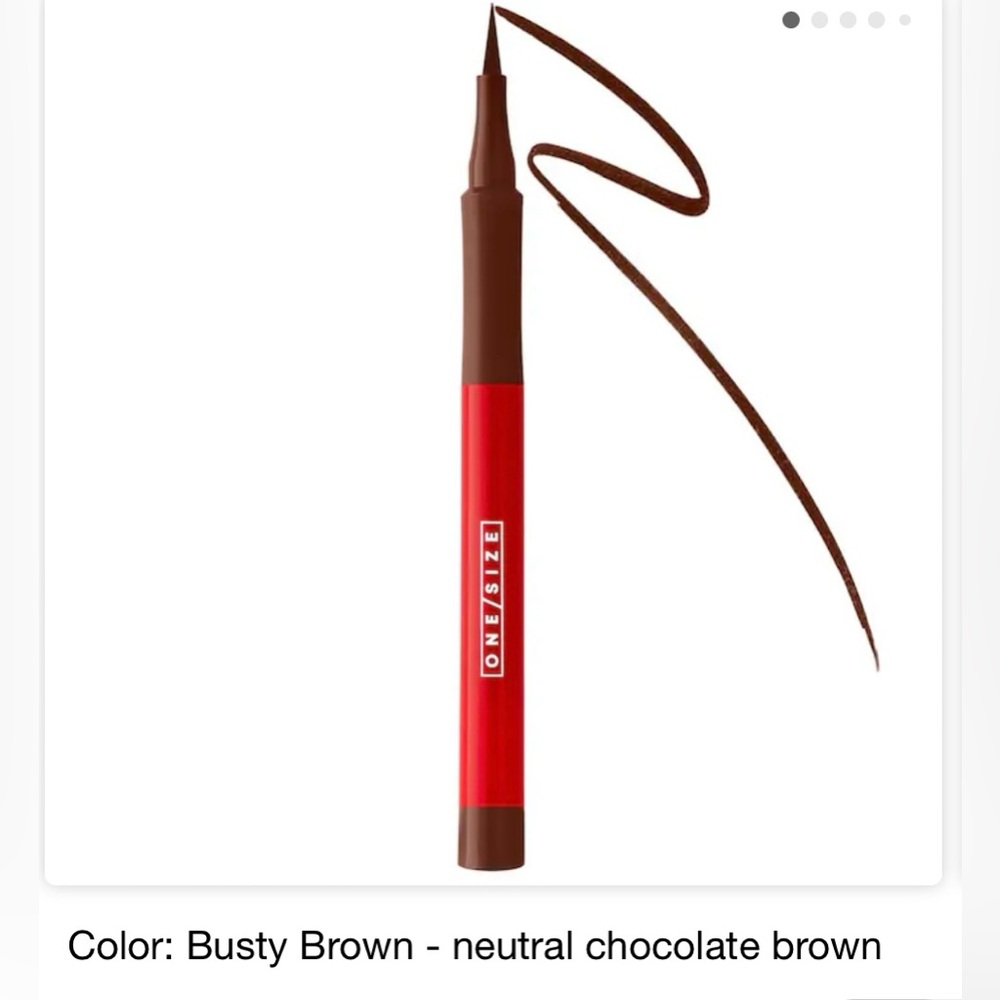 One/size Point Made Waterproof Liquid Eyeliner Pen - Busty Brown